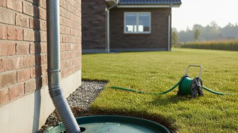 gouttière-cuve enterrée