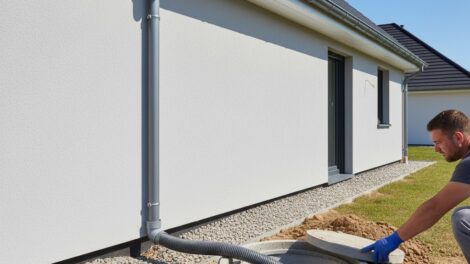 descente eau pluviale-regard