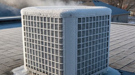 unité extérieure qui givre